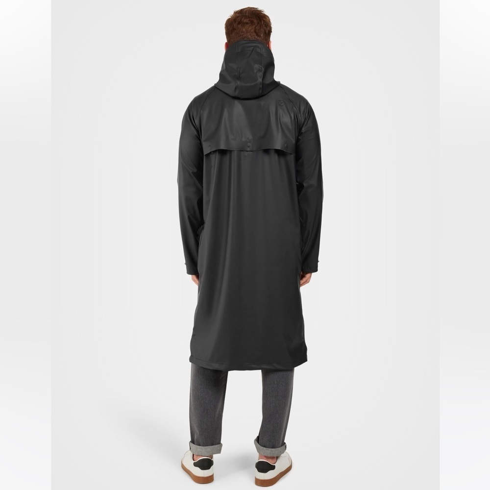 Didriksons1913 Sund Unisex Parka Galon Black Waterproof Storm System Sz 40 - Picture 2 of 12